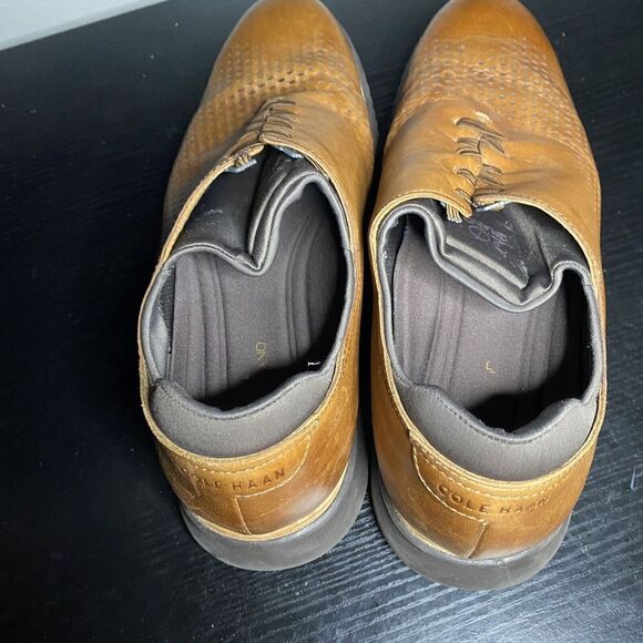Cole Haan ZeroGrand 2.0 C25351 Mens Shoes size 11 Brown Oxford Lined Laser - Picture 7 of 11